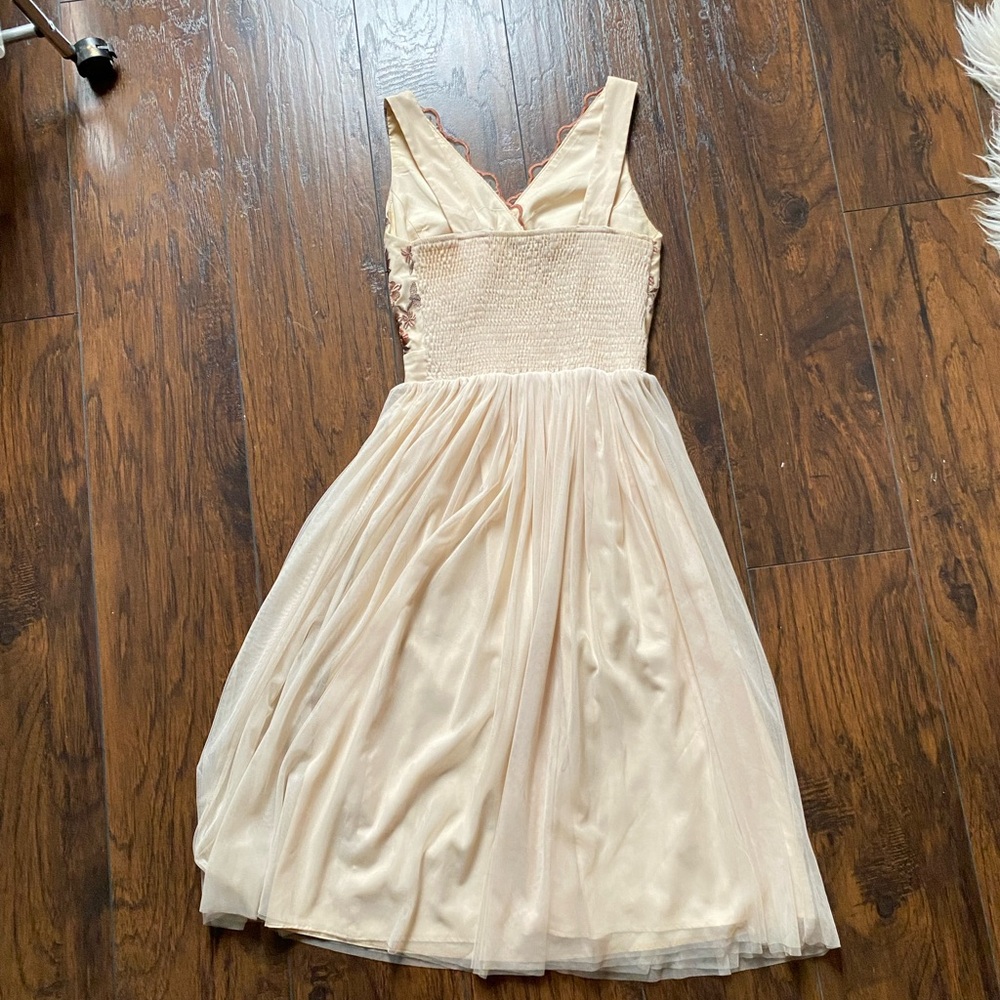 ASOS | Little Mistress floral embroidered midi cocktail dress - Picture 4 of 4